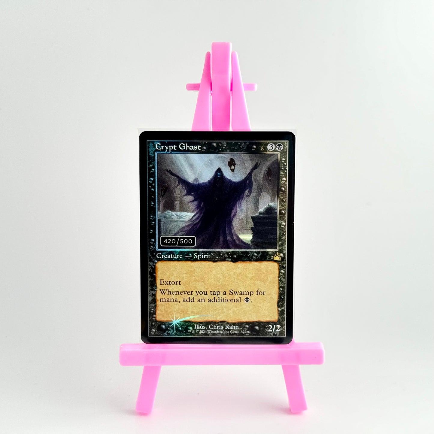 **SOLD** Magic the Gathering 2024 Ravnica Remastered 'Crypt Ghast' Serialized #420/500