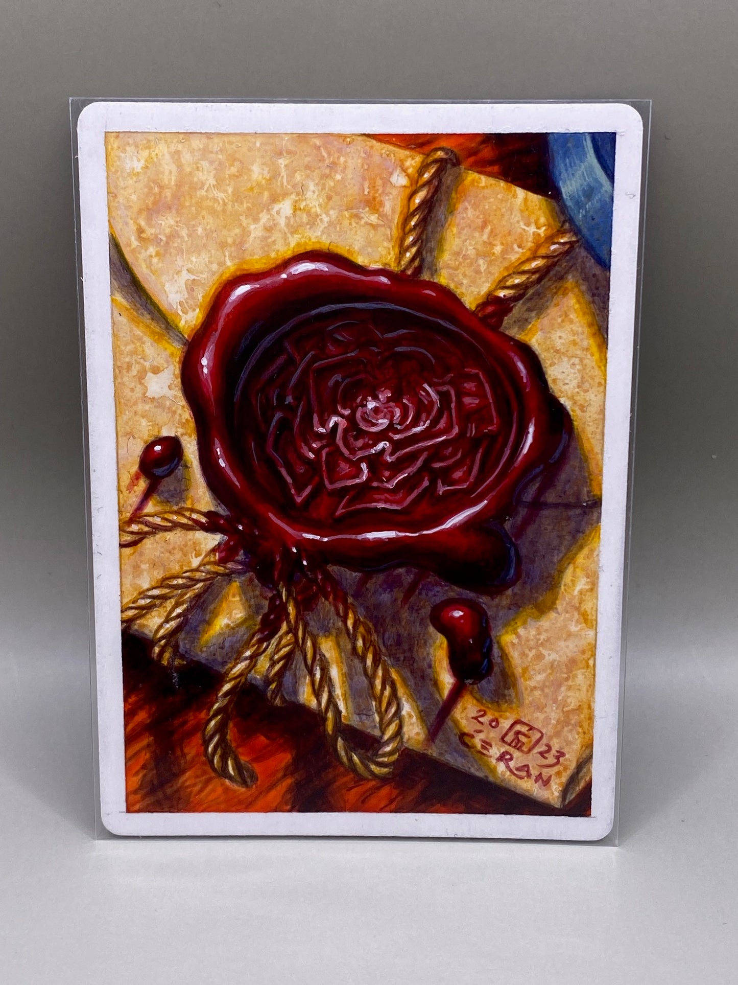 Magic the Gathering 2022 Double Masters 'Imperial Seal' Arist Proof by Milivoj Ceran