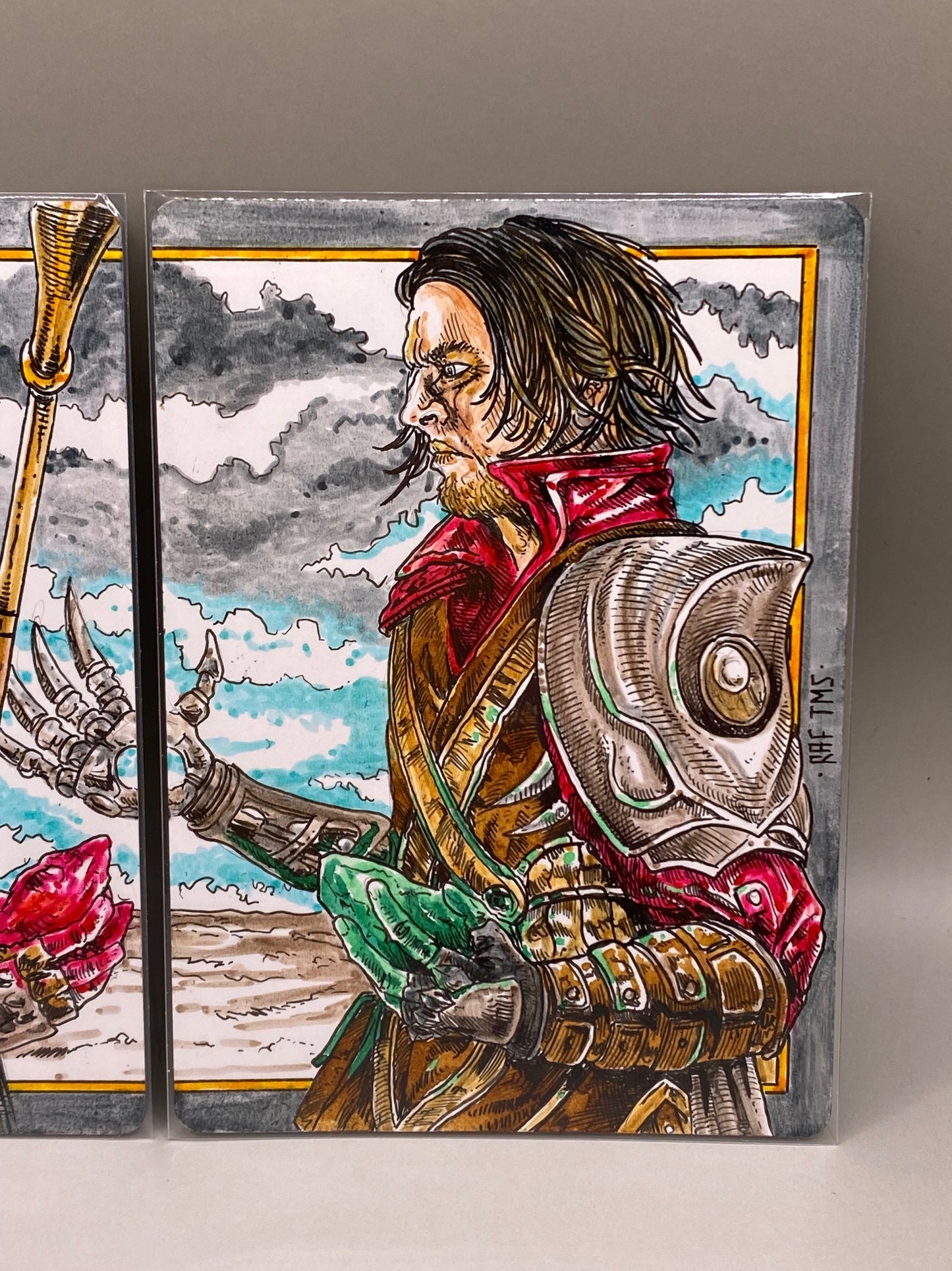 Magic the Gathering 2022 Secret Lair 'Necropotence' Artist Proof DIPTYCH by Rafal Wechterowicz