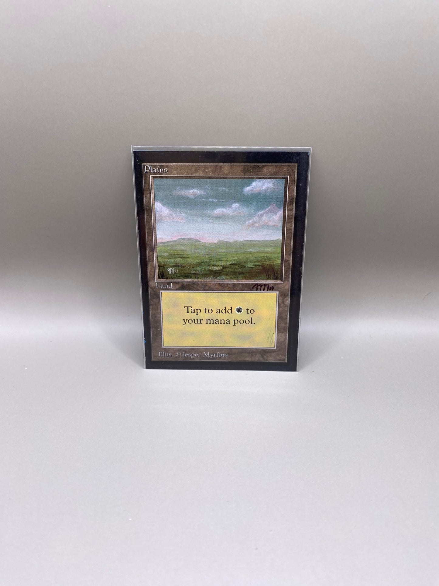 Magic the Gathering BETA 'Plains' Artist Proof by Jesper Myrfors (1)