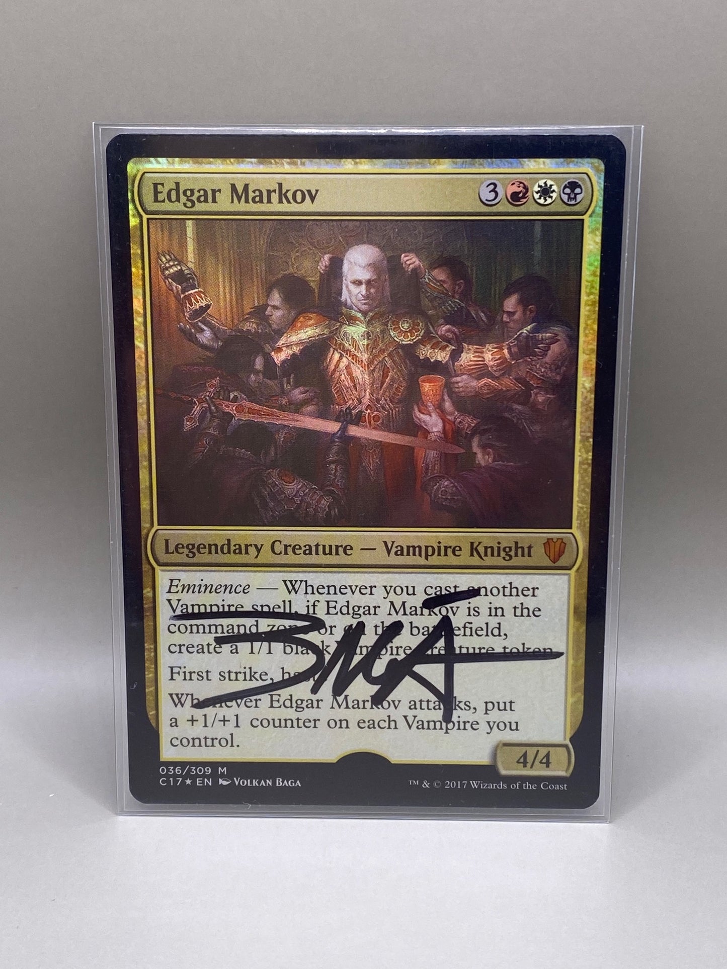 Magic the Gathering 2017 Commander 'Edgar Markov' Artist Proof by Volkan Baga