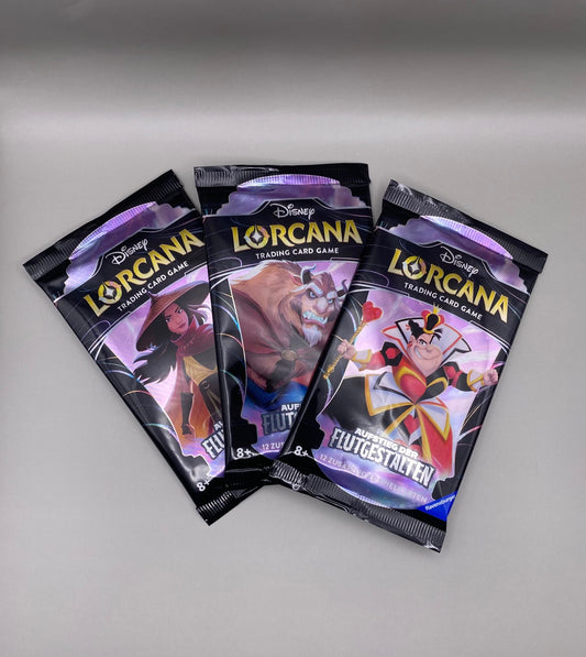 German Language Lorcana Rise of the Floodborn Booster Pack x 2