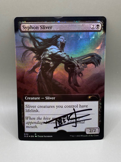 Magic the Gathering 2022 Secret Lair 'Syphon Sliver' Artist Proof by Tyler Jacobson