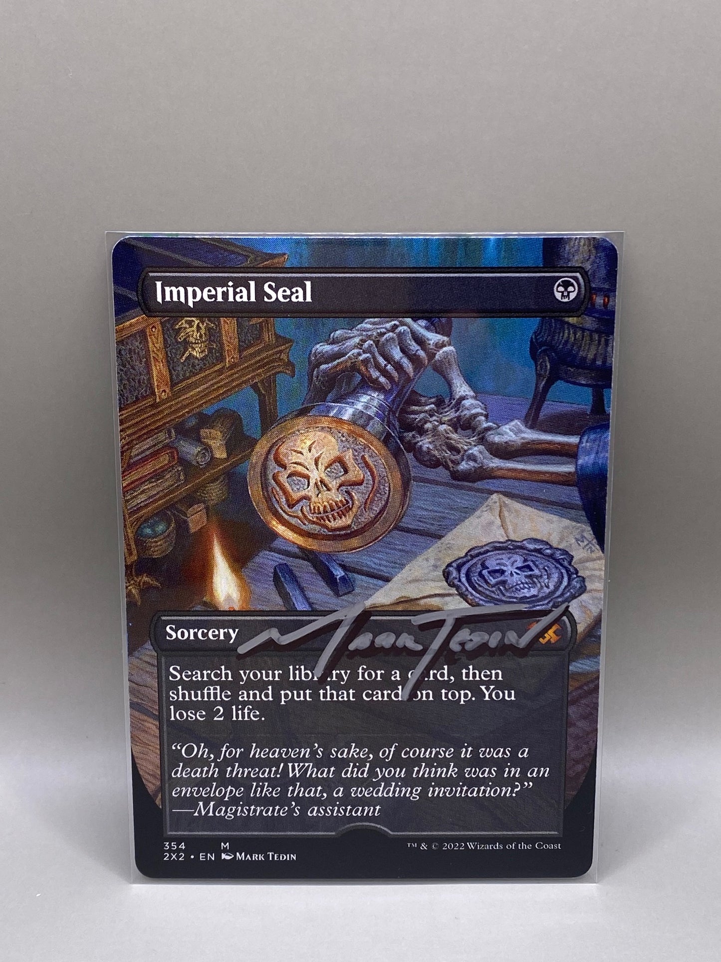 Magic the Gathering 2022 Double Masters 'Imperial Seal' Artist Proof by Mark Tedin
